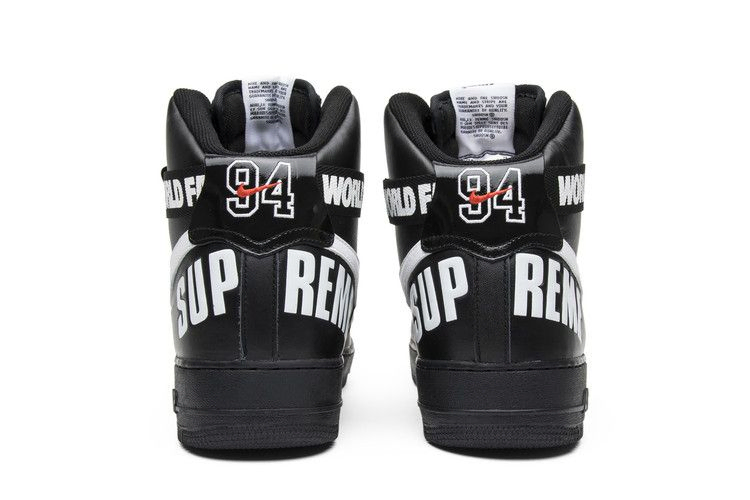 Кроссовки Nike Supreme x Air Force 1 High SP 'Black'