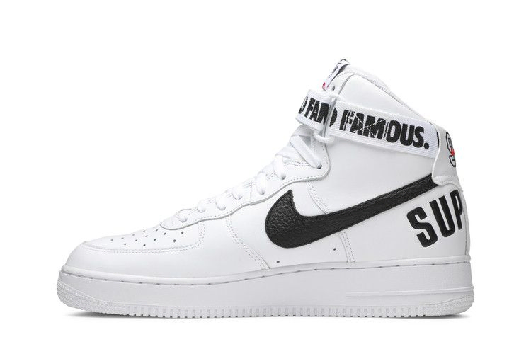 Кроссовки Nike Supreme x Air Force 1 High Supreme 'White'
