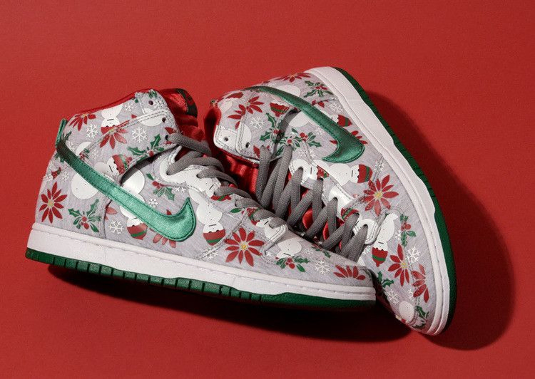 Кроссовки Nike Concepts x Dunk High Premium SB 'Ugly Christmas Sweater'