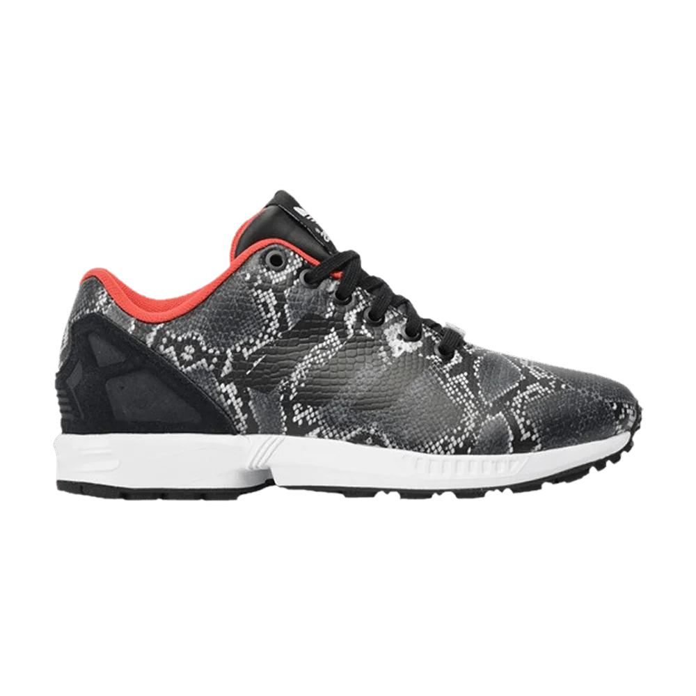 Кроссовки Adidas Wmns ZX Flux 'Black Snakeskin'