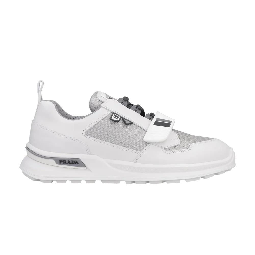 Кроссовки Prada Mechano 'White Silver'