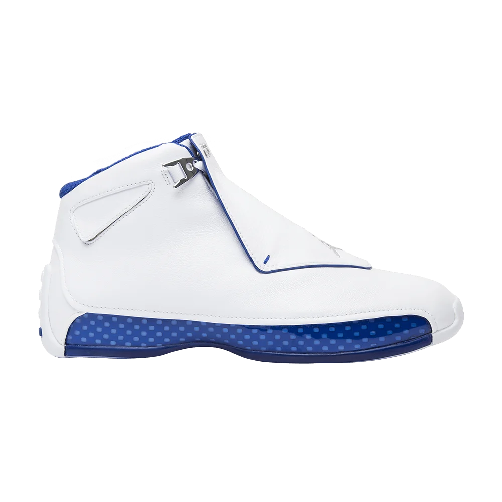 Кроссовки Air Jordan 18 Retro 'White Sport Royal' 2018