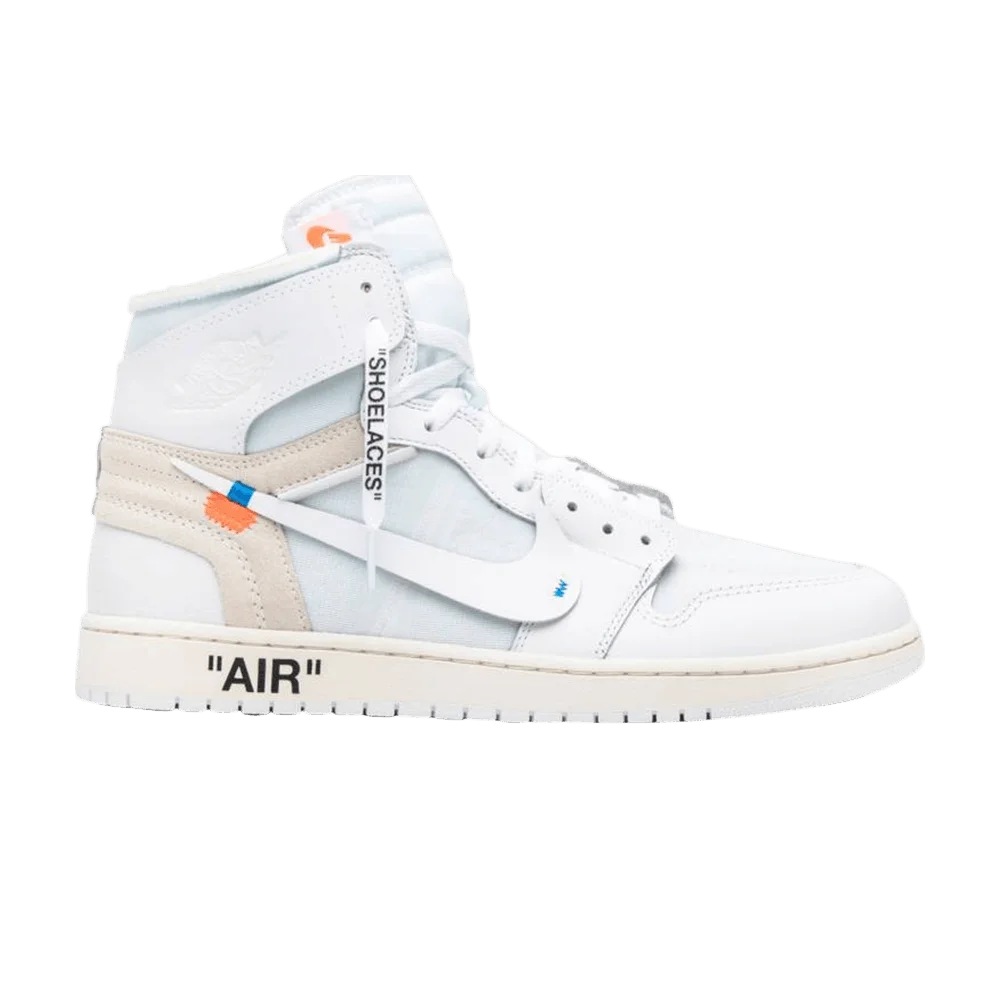 Кроссовки Off-White x Air Jordan 1 Retro High OG 'White' 2018 Sample