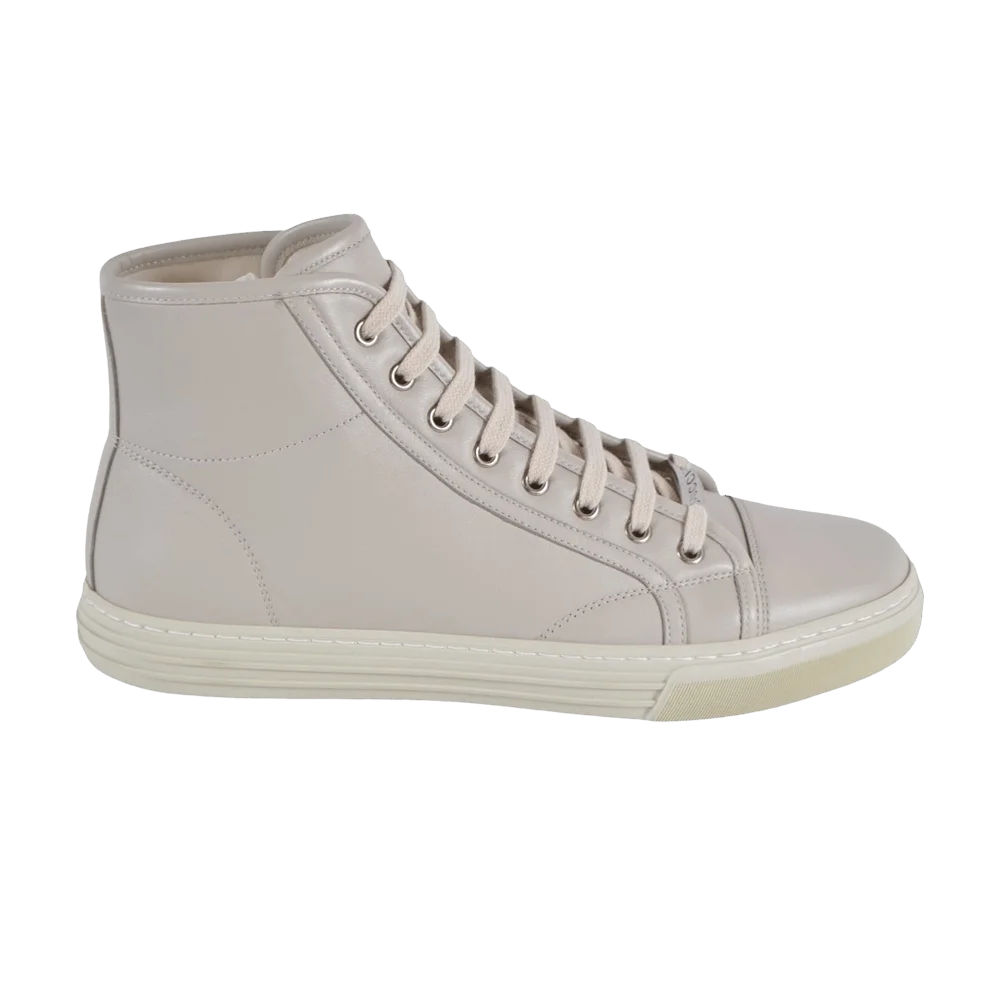 Кроссовки Gucci Leather High 'Mystic White'