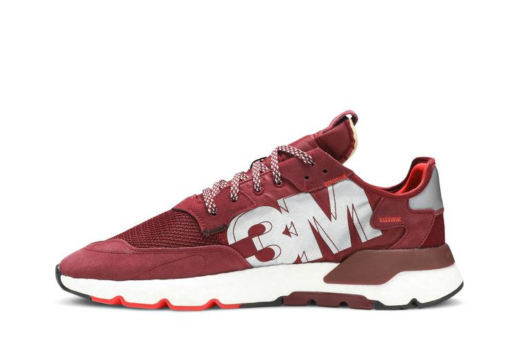 Кроссовки adidas 3M x Nite Jogger 'Burgundy'
