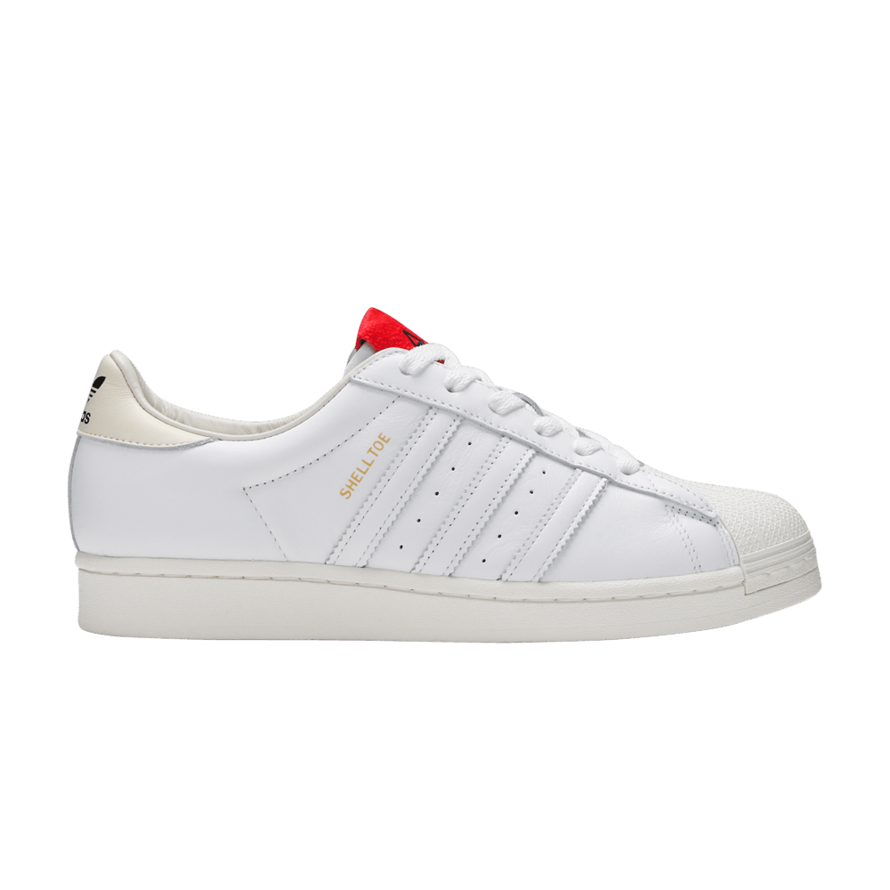 Кроссовки adidas 424 x Superstar Shell Toe 'White Scarlet'