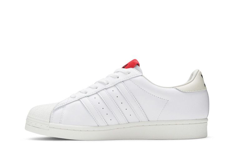 Кроссовки adidas 424 x Superstar Shell Toe 'White Scarlet'