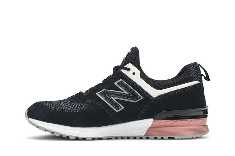Кроссовки New Balance 574 'Black White Pink'