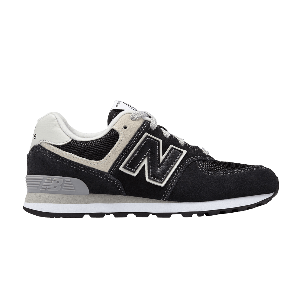 Кроссовки New Balance 574 Core Little Kid 'Black Grey'