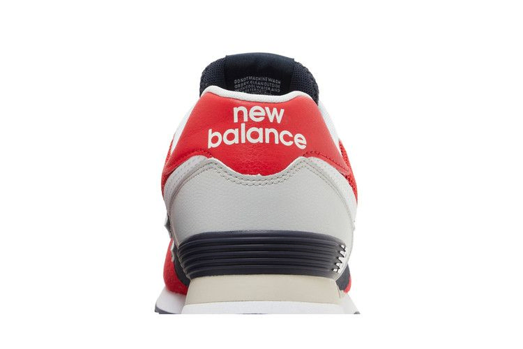 Кроссовки New Balance 574 Pebbled Sport 'Team Red'