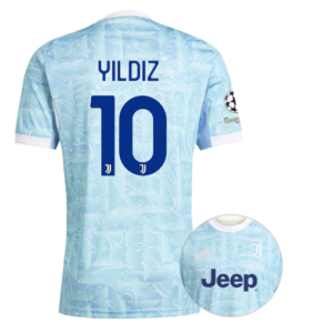 Чёрный с фирменными элементами Ювентуса