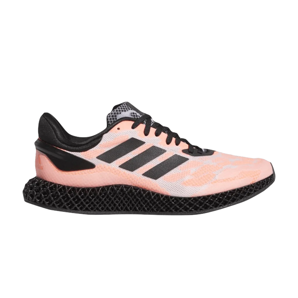 Кроссовки Adidas 4D Runner 'Black Signal Coral'