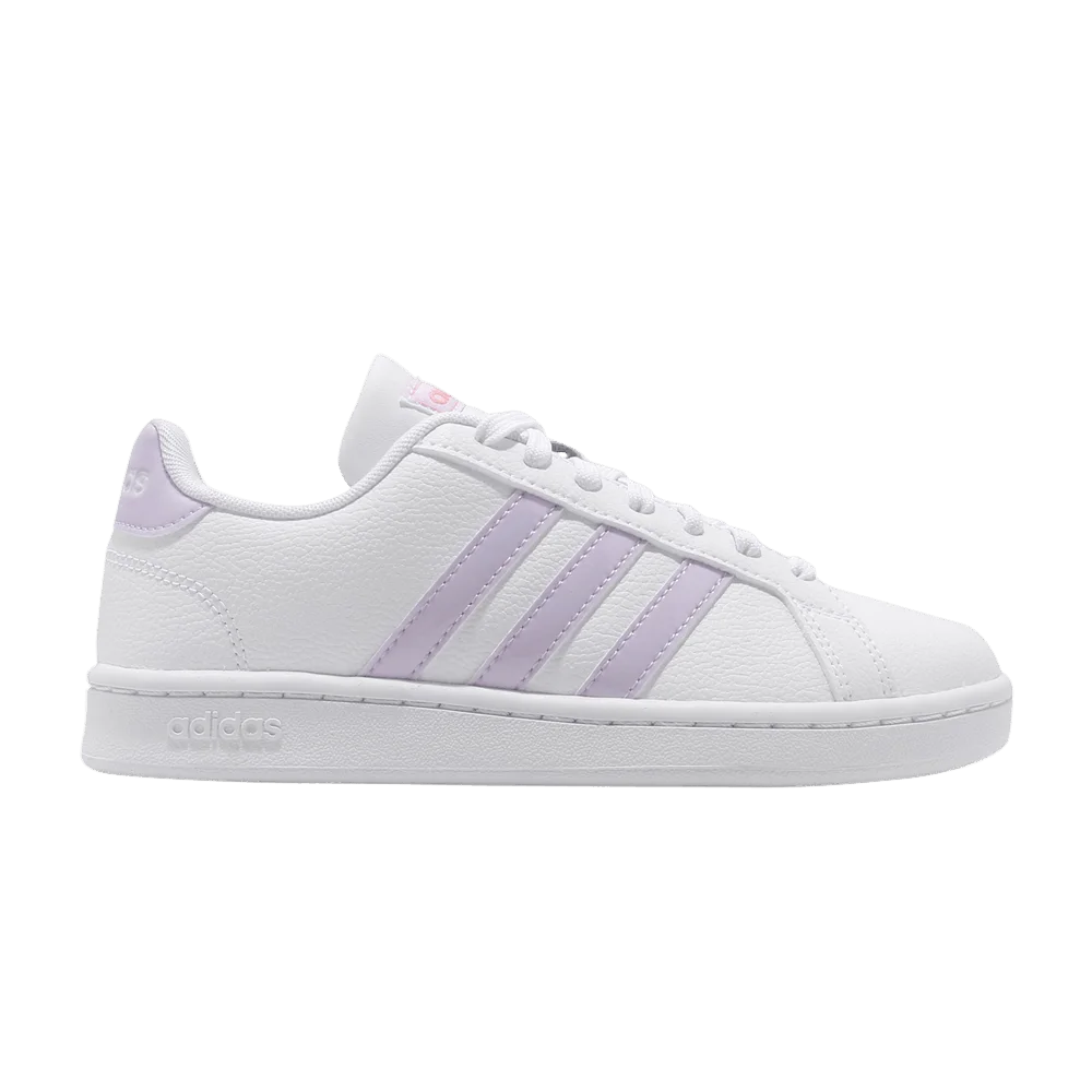 Кроссовки Adidas Grand Court 'White Purple'