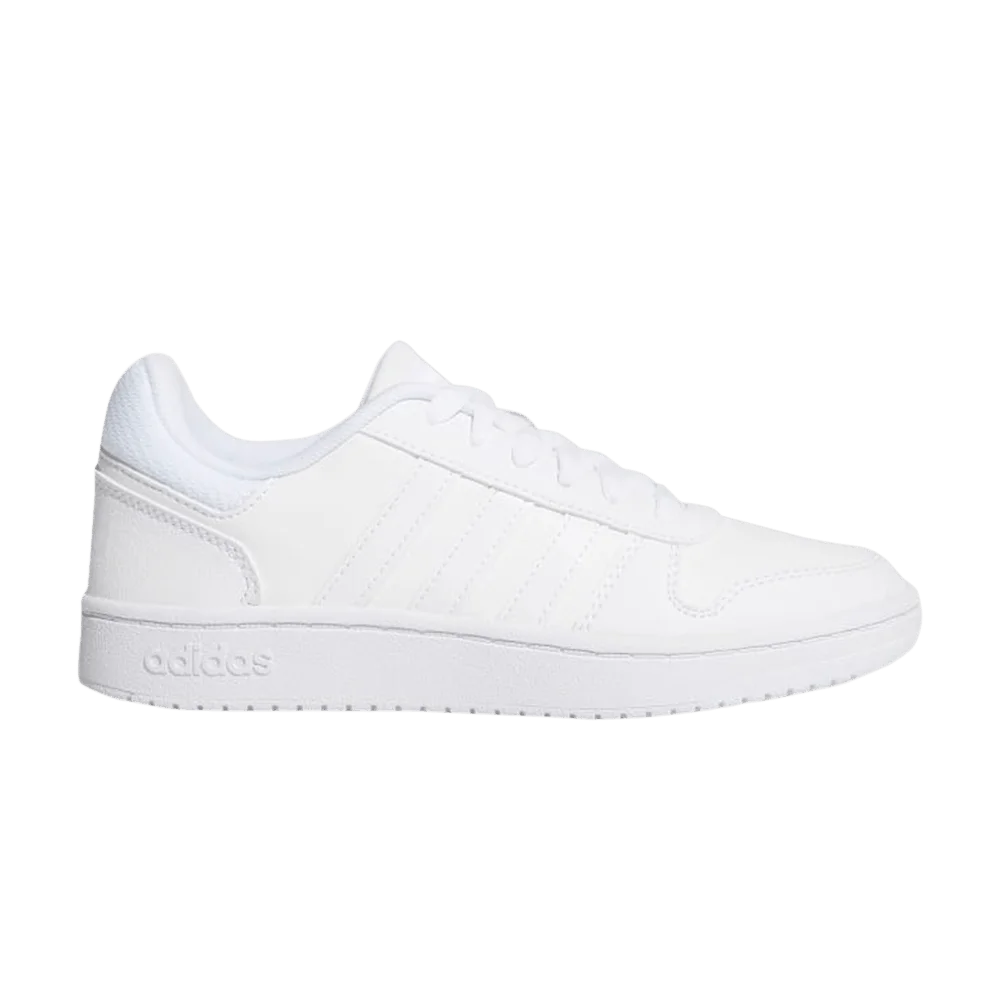Кроссовки Adidas Hoops 2.0 J 'Triple White'
