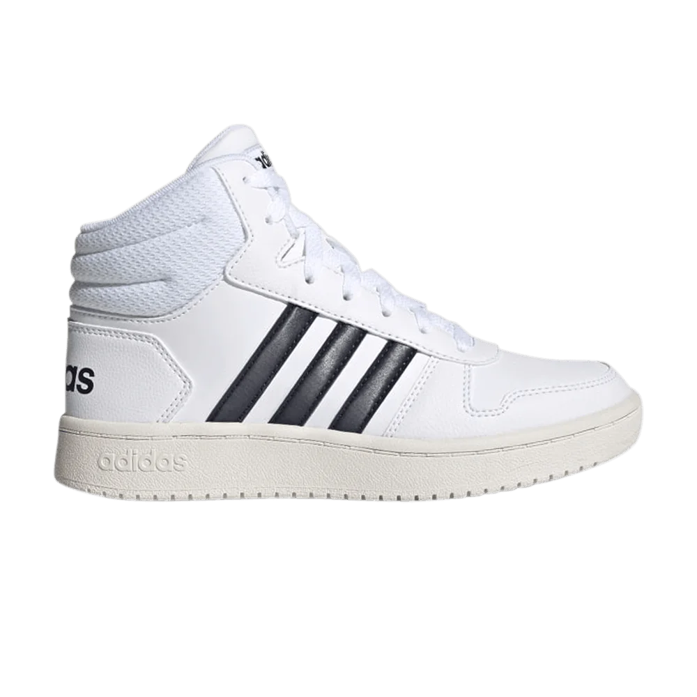 Кроссовки Adidas Hoops 2.0 Mid J 'White Legend Ink'