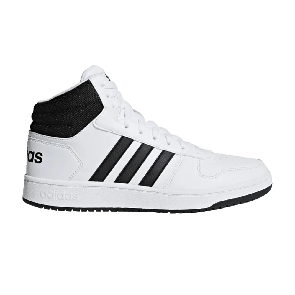 Кроссовки Adidas Hoops 2.0 Mid 'White Black'