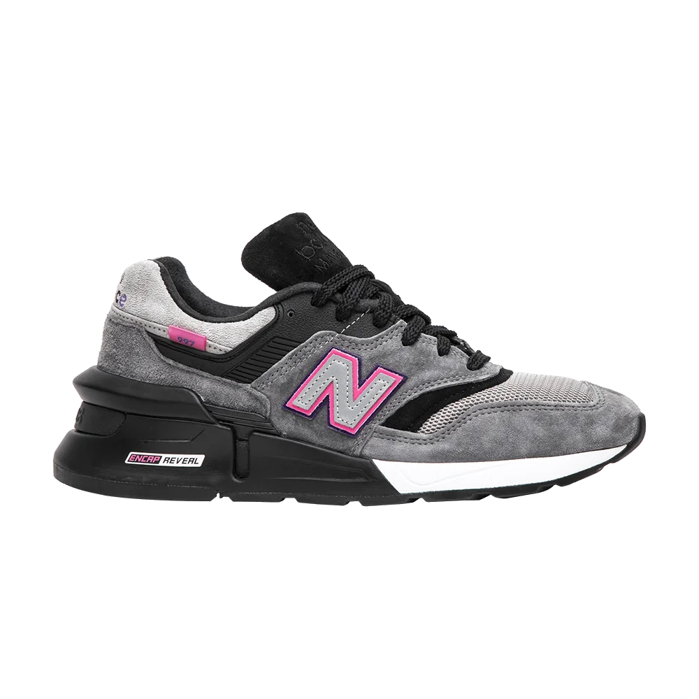 Кроссовки Kith x United Arrows & Sons x New Balance 997S Fusion 'Grey Black Pink'