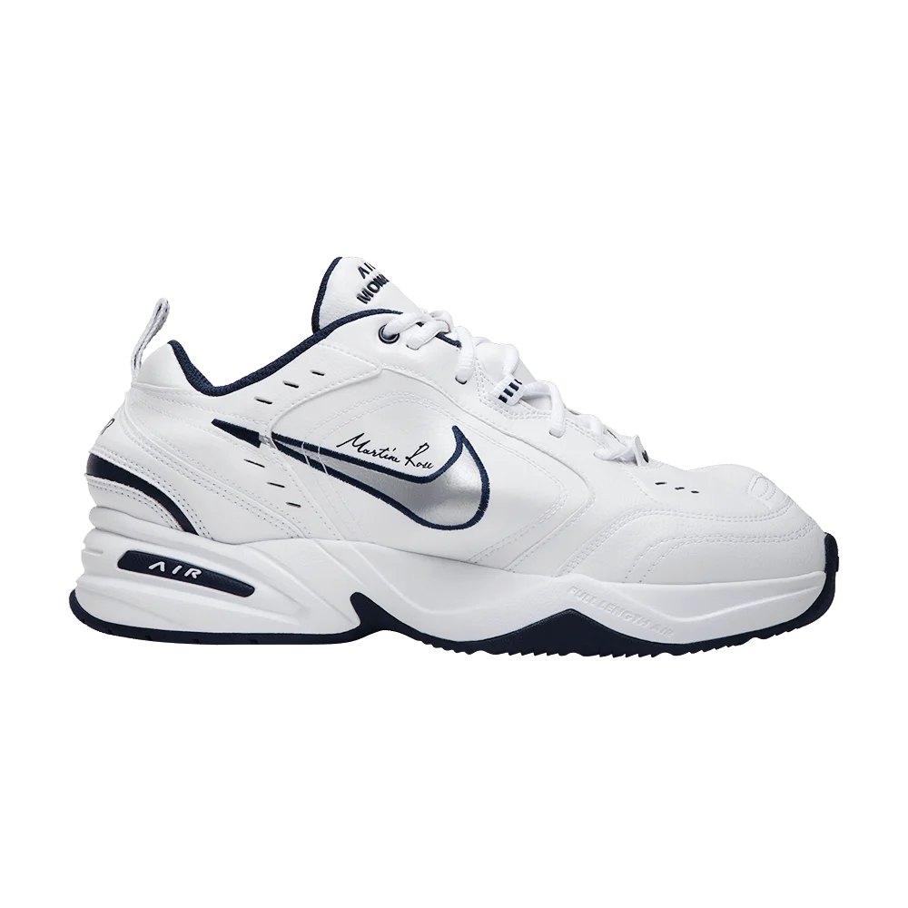 Кроссовки Martine Rose x Nike Air Monarch IV 'White Navy'