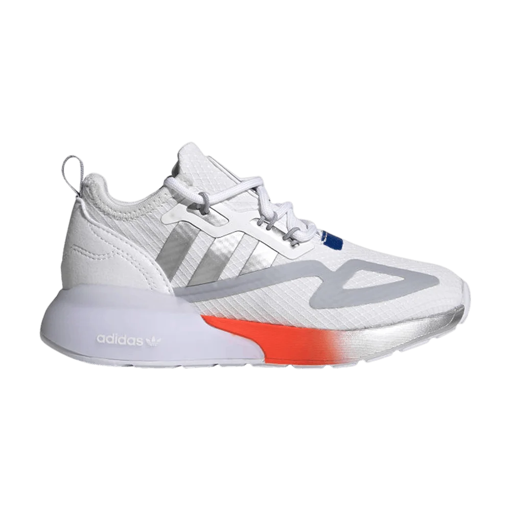 Кроссовки NASA x adidas ZX 2K Little Kid 'Cloud Silver Metallic'