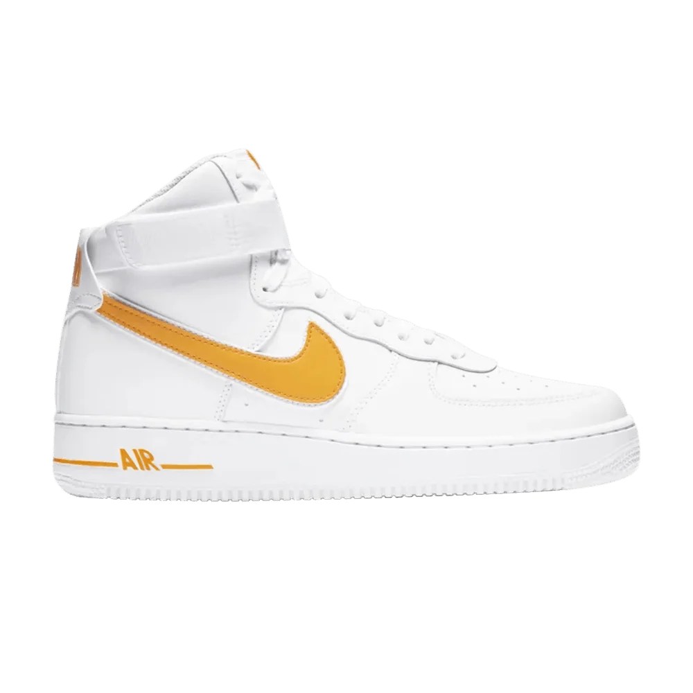 Кроссовки Nike Air Force 1 High '07 'White University Gold'