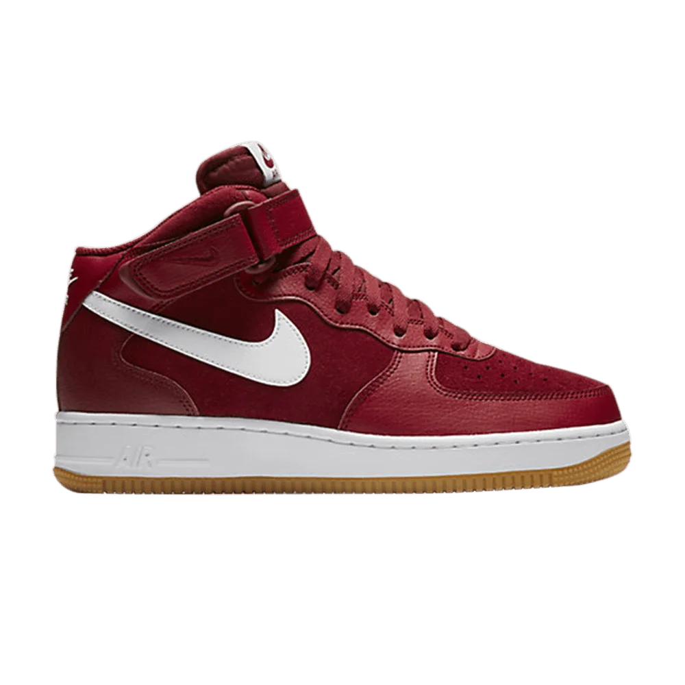 Кроссовки Nike Air Force 1 Mid '07 'Team Red White'