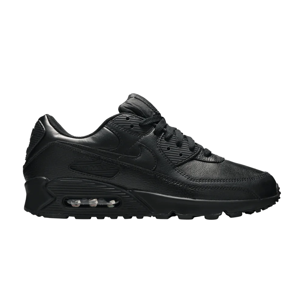 Кроссовки Nike Air Max 90 Leather 'Triple Black'