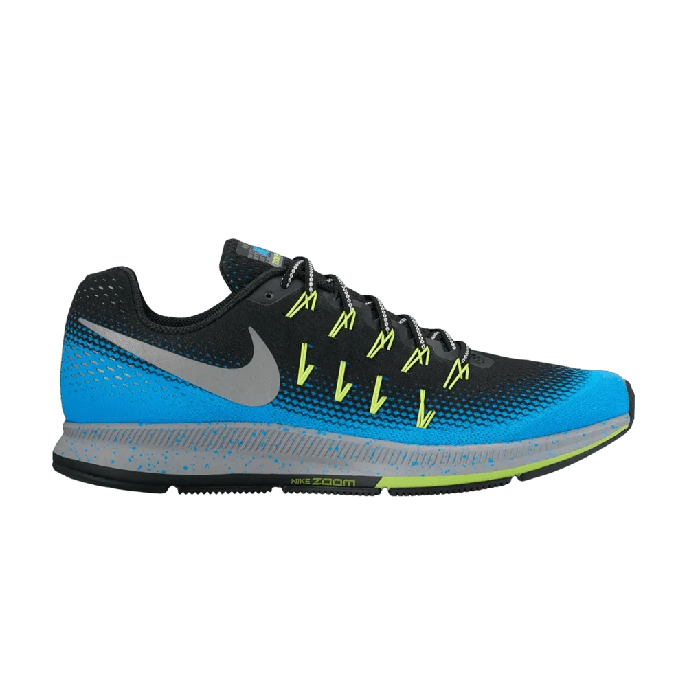 Кроссовки Nike Air Zoom Pegasus 33 Shield 'Black Blue Glow'