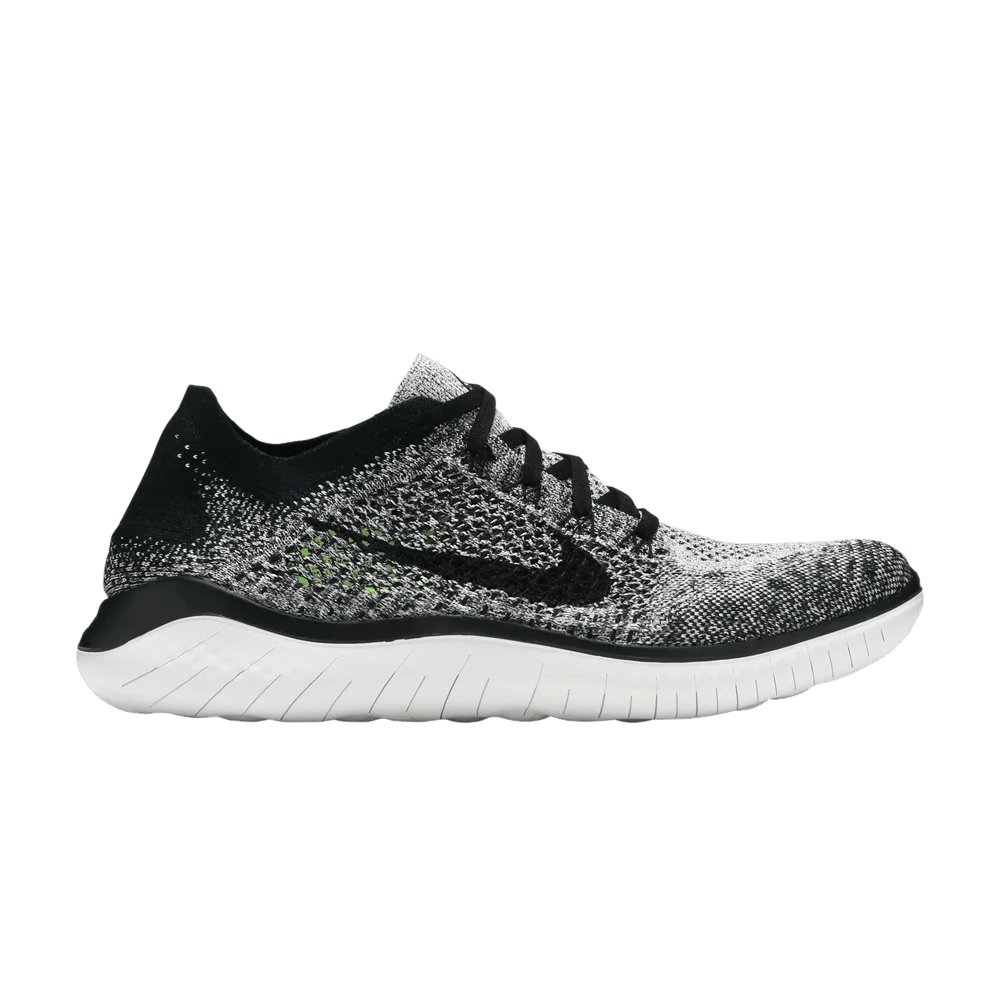 Кроссовки Nike Free RN Flyknit 2018 'White Black'