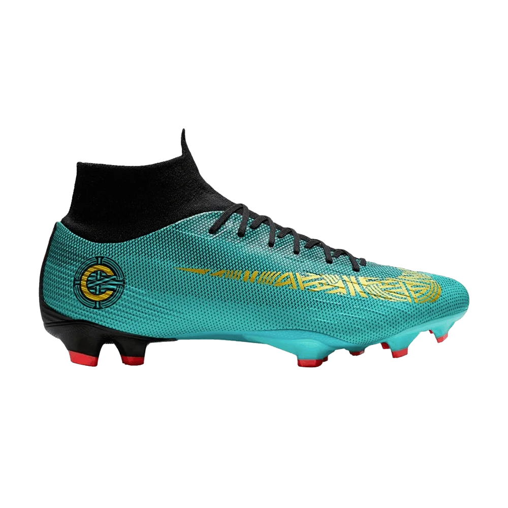 Кроссовки Nike Mercurial Superfly 6 Pro CR7 FG 'Clear Jade'
