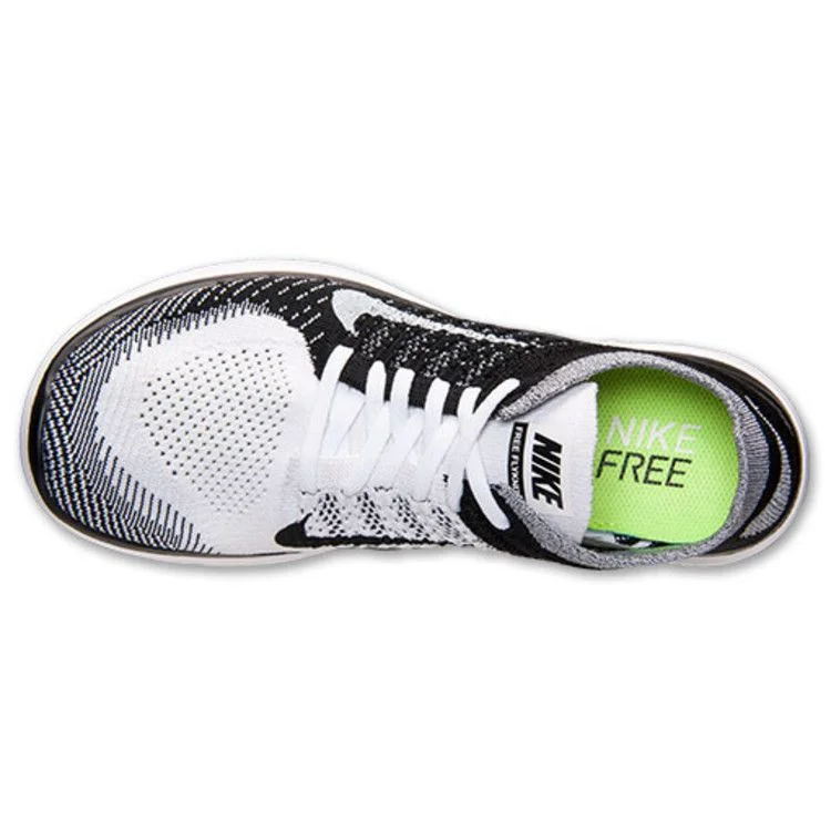 Кроссовки Nike Wmns Free Flyknit 4.0 'White Black'