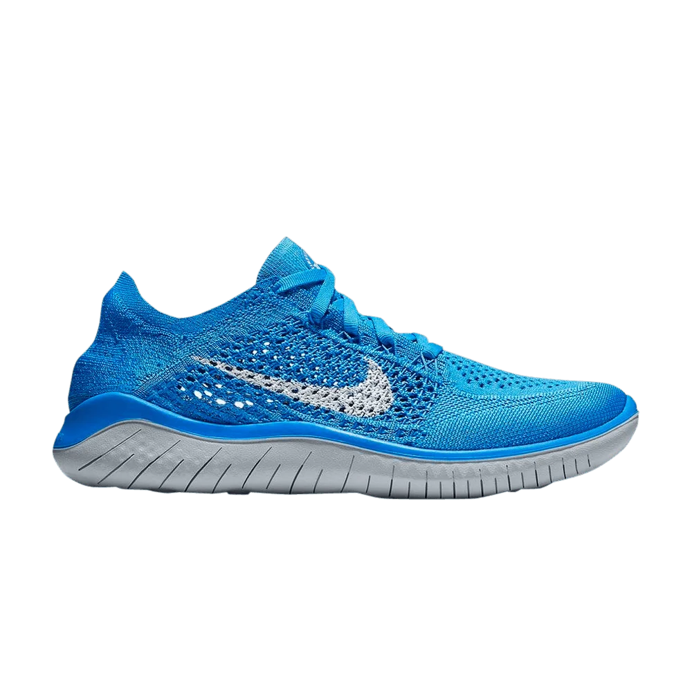 Кроссовки Nike Wmns Free RN Flyknit 2018 'Blue Glow'