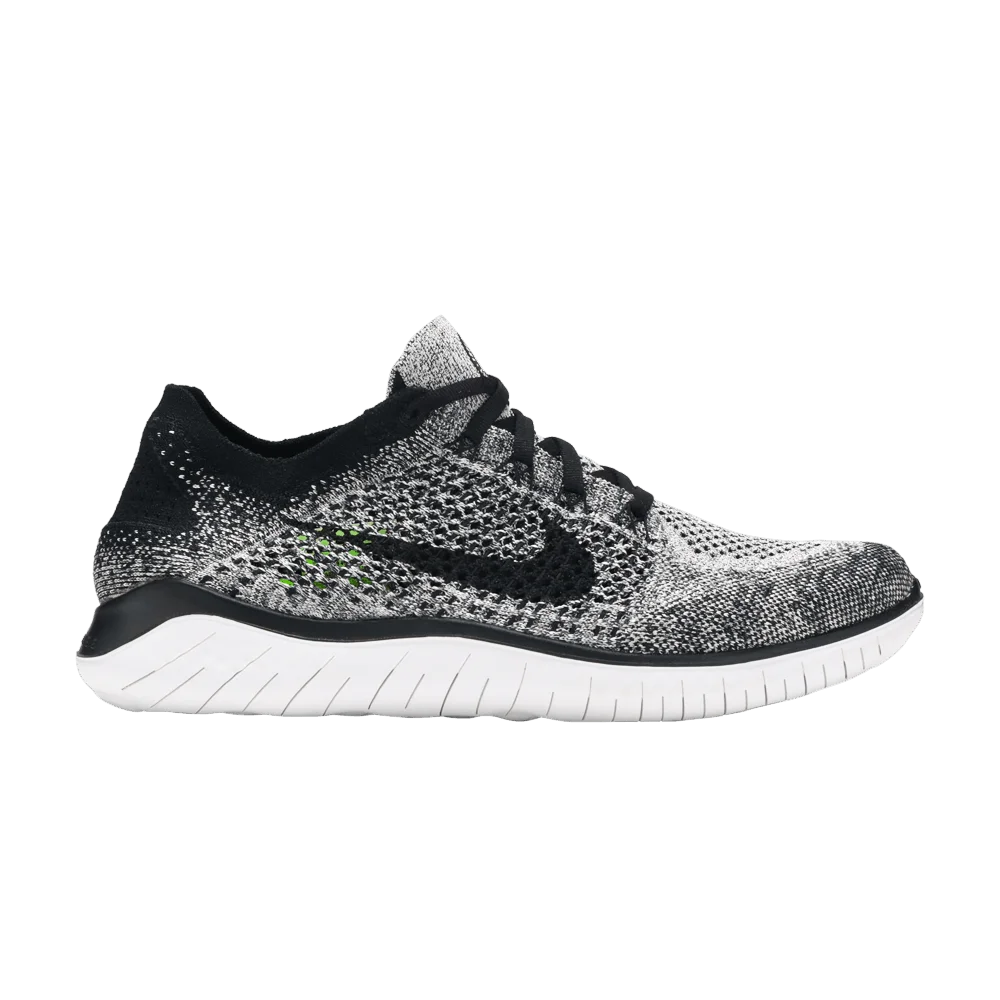 Кроссовки Nike Wmns Free RN Flyknit 2018 'White Black'