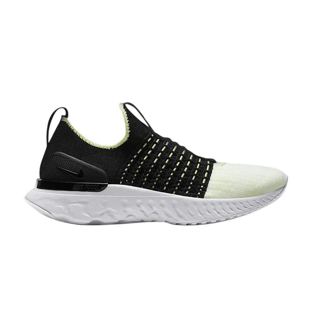 Кроссовки Nike Wmns React Phantom Run Flyknit 2 'Black Volt'