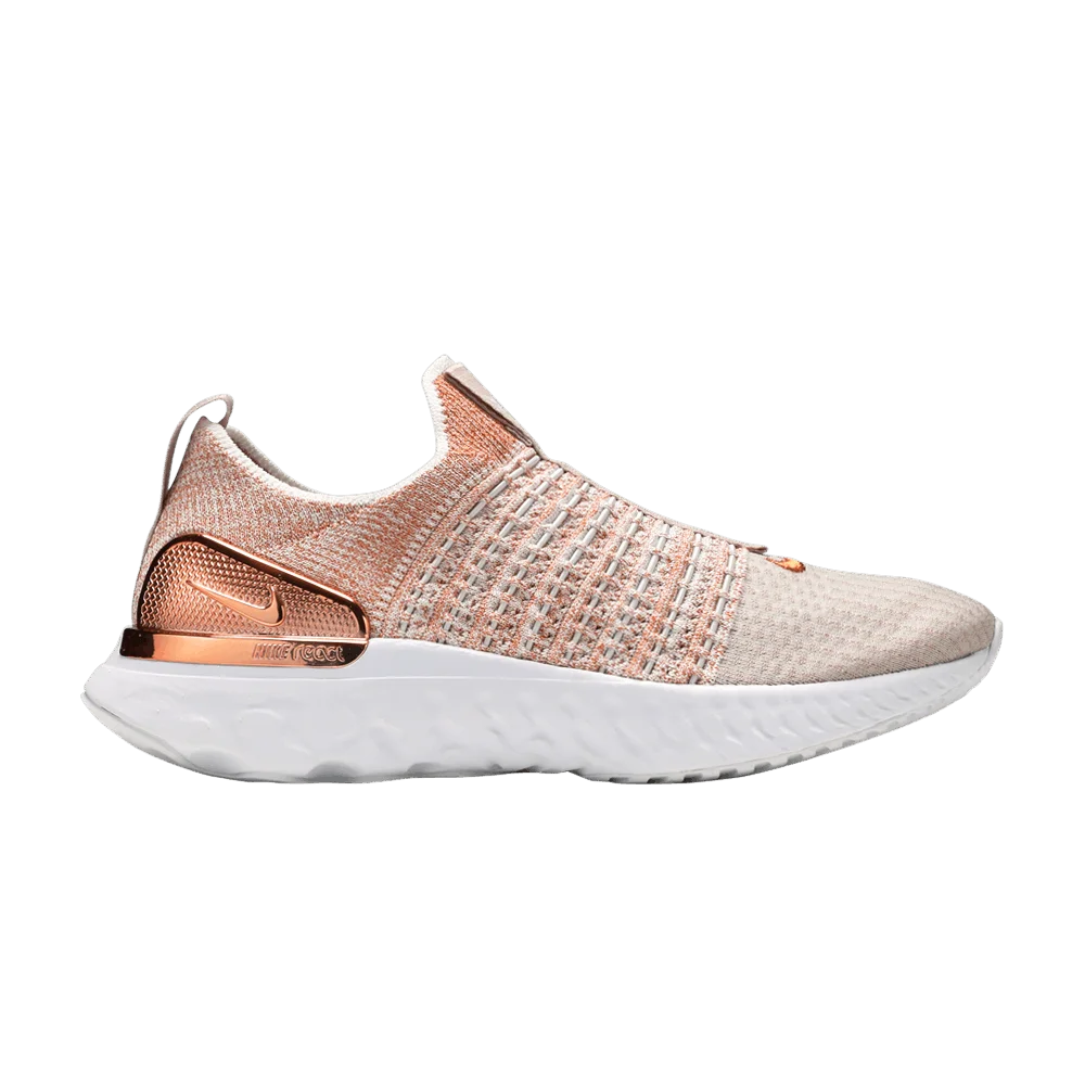 Кроссовки Nike Wmns React Phantom Run Flyknit 2 Premium 'Fossil Stone Metallic Red Bronze'