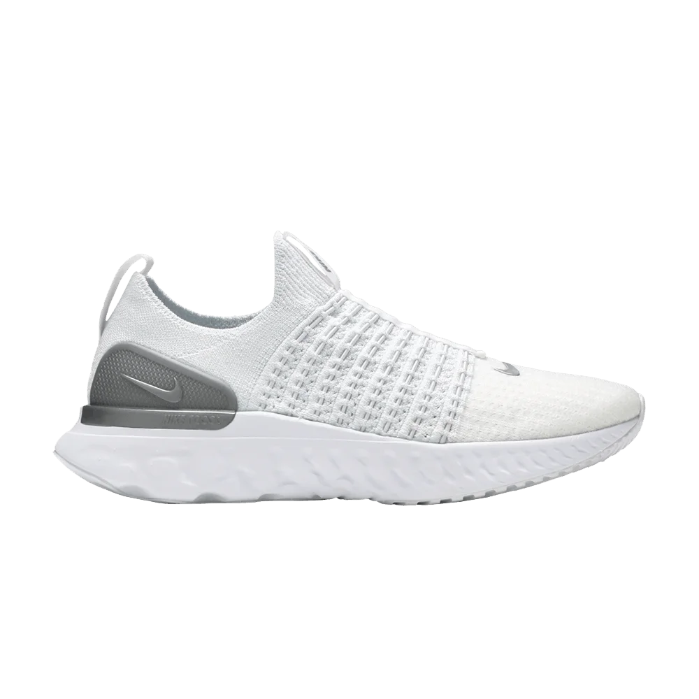 Кроссовки Nike Wmns React Phantom Run Flyknit 2 'True White Silver'