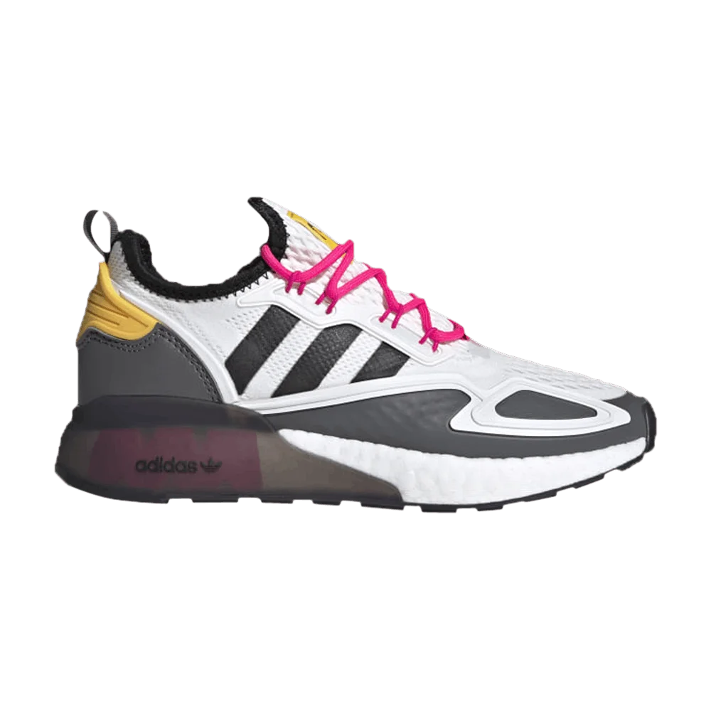 Кроссовки Ninja x adidas ZX 2K Boost J 'Time In - White Grey'