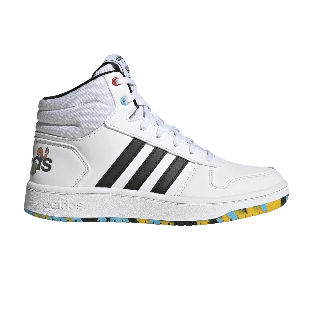 Кроссовки Pokemon x adidas Hoops Mid 2.0 J 'Cloud White'