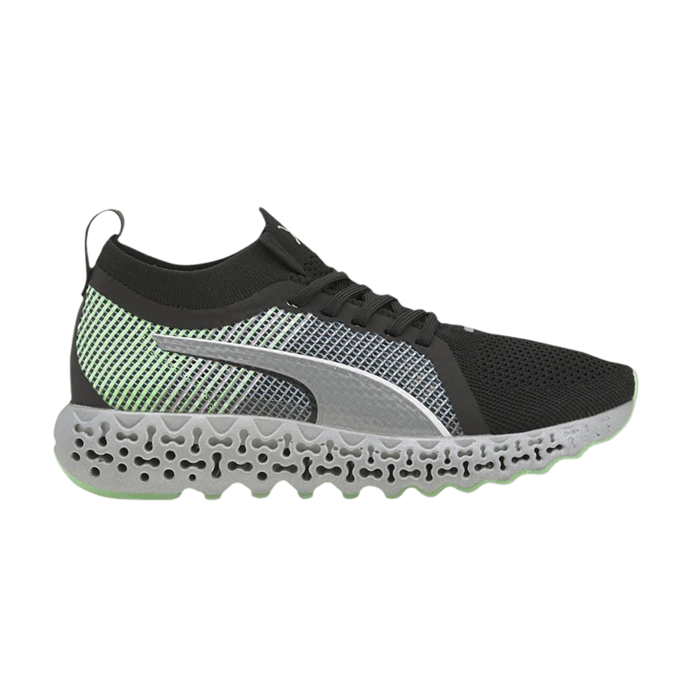 Кроссовки Puma Calibrate Runner 'Black Elektro Green'