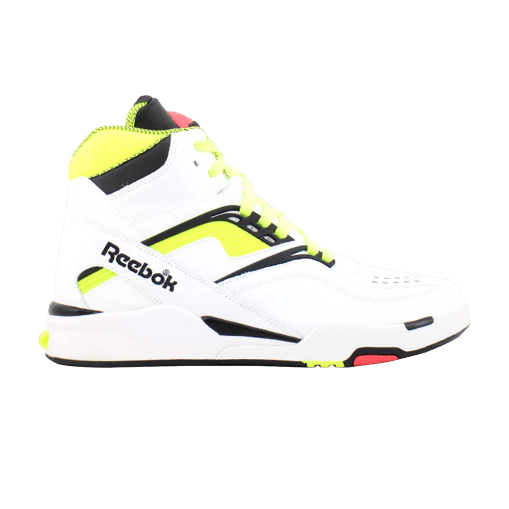 Кроссовки Reebok Twilight Zone Pump 'White Neon Yellow'