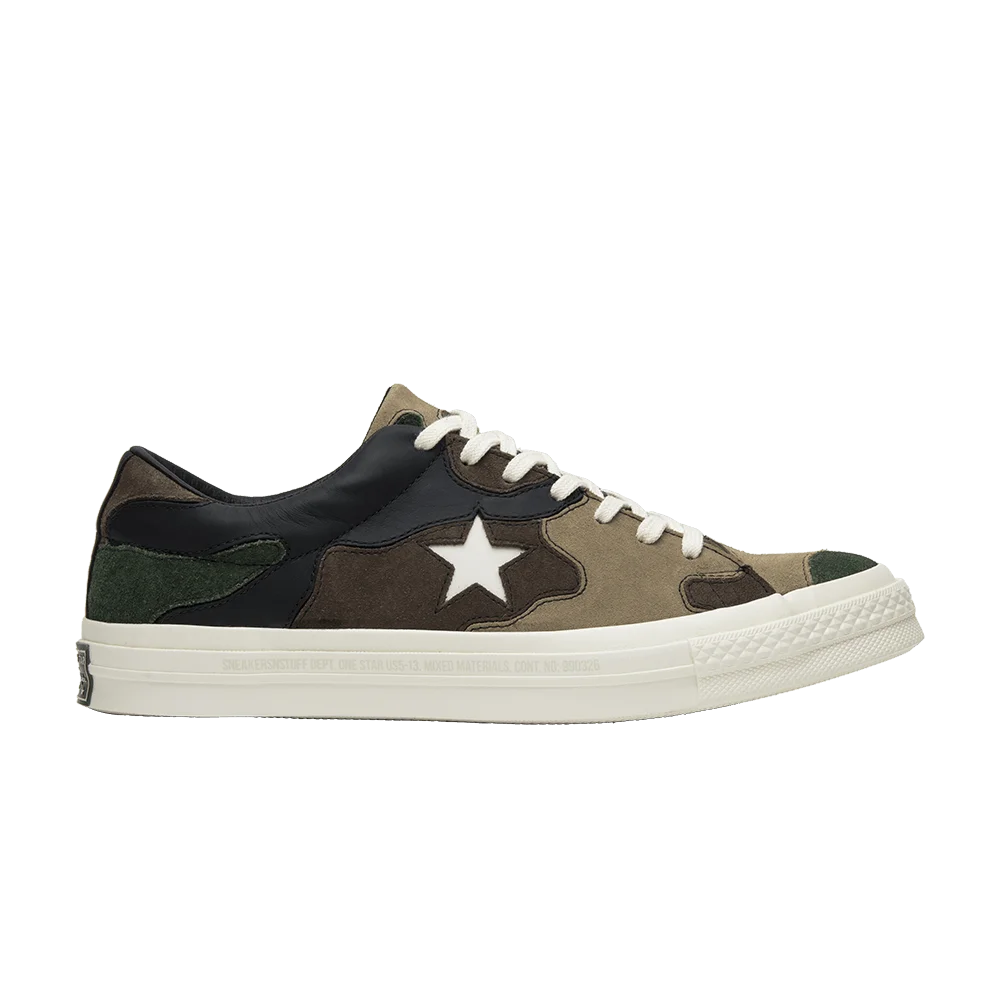 Кроссовки Sneakersnstuff x Converse One Star 'Camo'