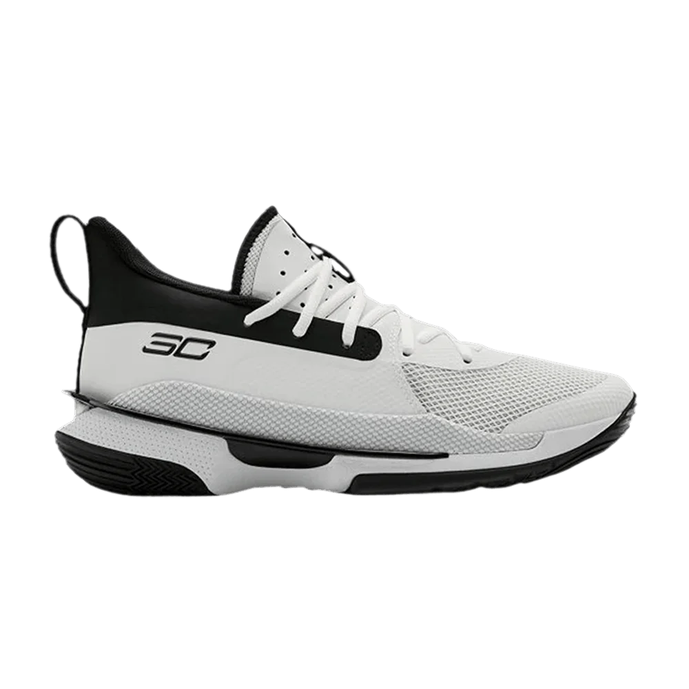 Кроссовки Under Armour Curry 7 Team 'White Black'