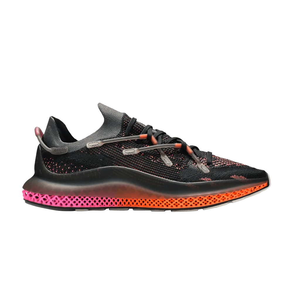 Кроссовки adidas 4D Fusio 'Black Orange Pink'
