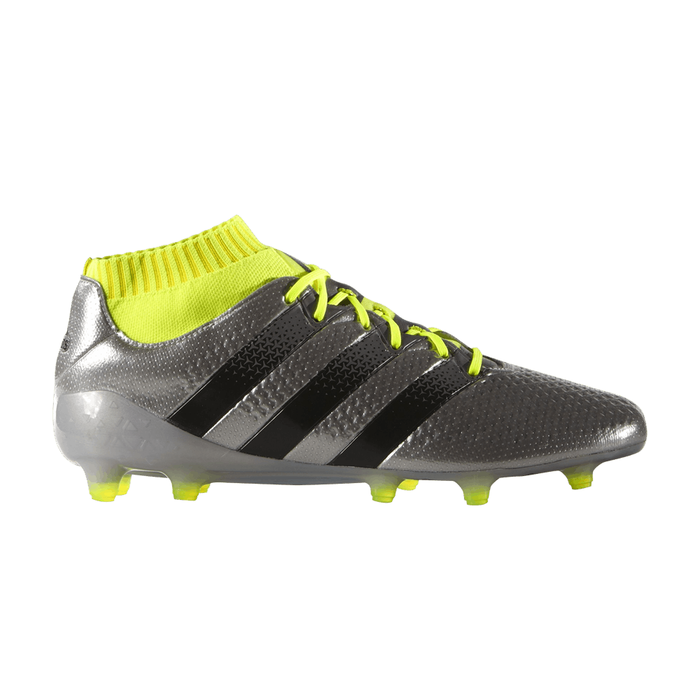 Кроссовки adidas Ace 16.1 Primeknit FG 'Silver Metallic Sonic Yellow'