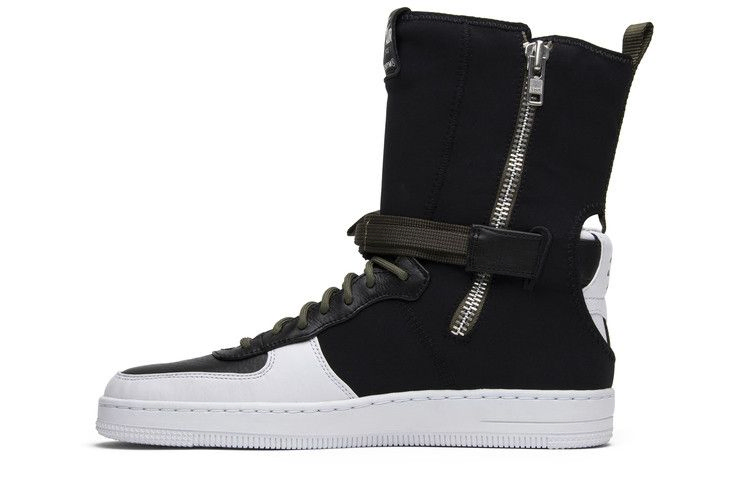 Кроссовки Acronym x NikeLab Air Force Downtown 1 Hi SP 'Black White'