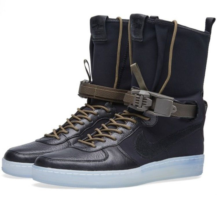 Кроссовки Acronym x NikeLab Air Force Downtown 1 Hi SP 'Black Olive'