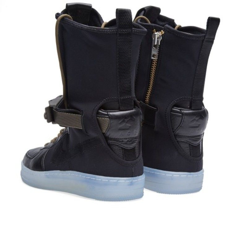 Кроссовки Acronym x NikeLab Air Force Downtown 1 Hi SP 'Black Olive'