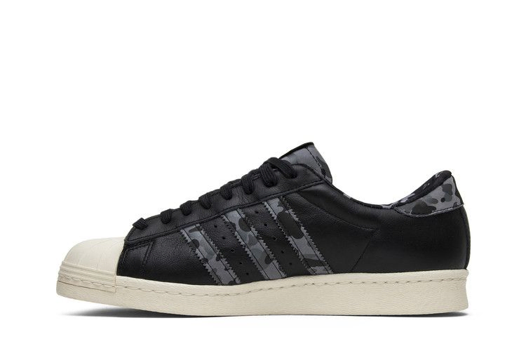 Кроссовки adidas Undefeated x A Bathing Ape x Superstars 80v 'Black'