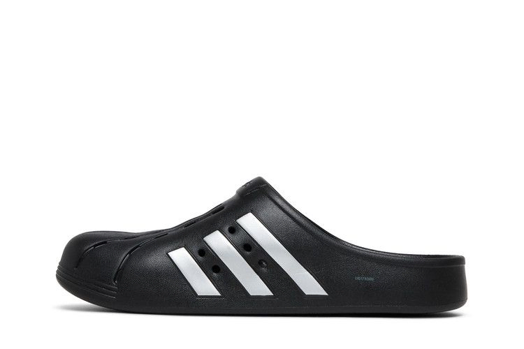 Кроссовки adidas Adilette Clog 'Black Silver'