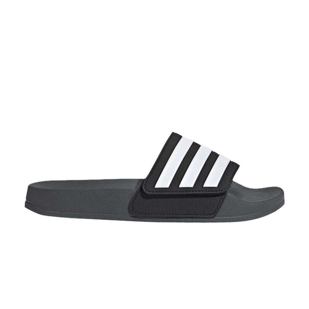 Кроссовки adidas Adilette Shower Slides J 'Grey Core Black'
