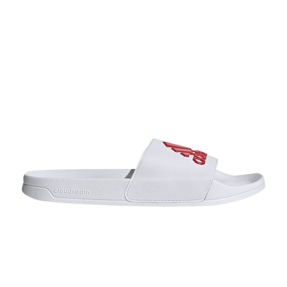 Кроссовки adidas Adilette Shower Slides 'White Active Red'